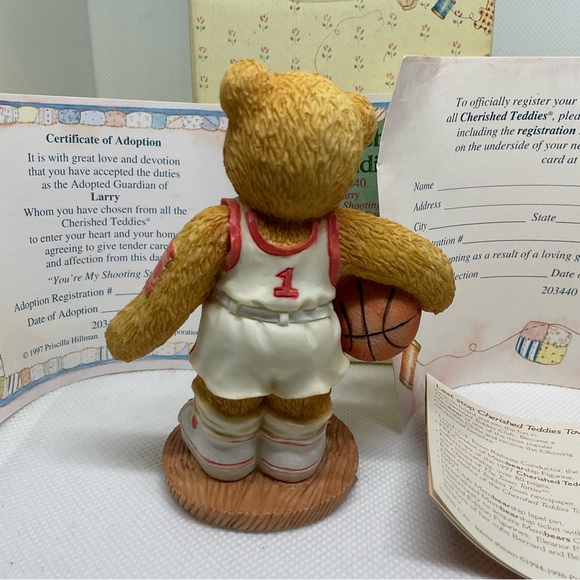 Cherished Teddies Enesco Larry "You're My Shooting Star" Figurine 203440 - Picture 9 of 9
